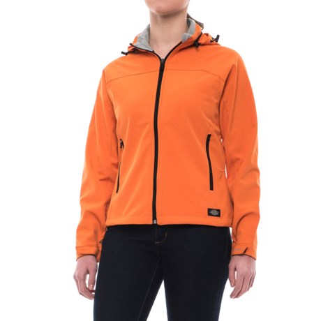 Dickies Hooded Soft Shell Jacket (For Women)