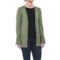 Cable & Gauge Flare Cardigan Sweater (For Women)