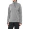 Khombu Heathered Fleece Jacket - Zip Neck (For Women)