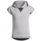 Marika High-Low Dolman Hooded Shirt - Short Sleeve (For Big Girls)