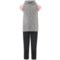 Harmony and Balance Hoodie Vest, T-Shirt and Leggings Set - 3-Piece, Short Sleeve (For Big Girls)