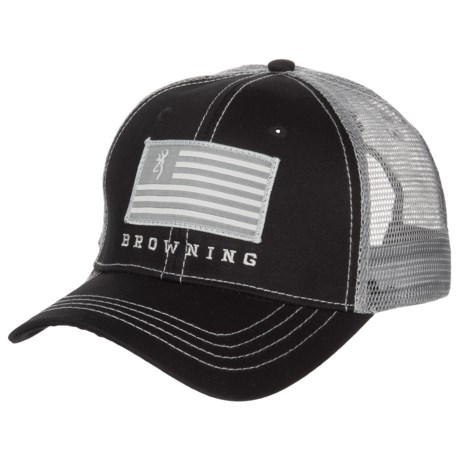 Browning Patriot Trucker Hat (For Men)