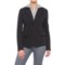 Chelsea & Theodore Knit Blazer with Removable Hooded Placket (For Women)