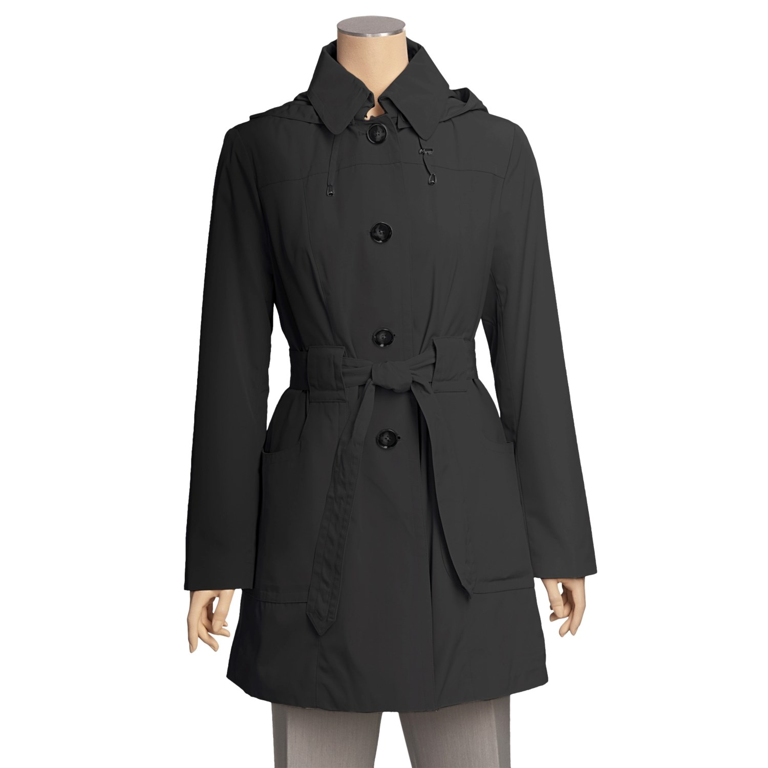 London Fog Satin-Finish Trench Coat (For Women) 3245P - Save 59%
