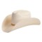 Bailey Acala 100x Straw Cowboy Hat - Ostrich Hatband, Cattleman Crown (For Men and Women)
