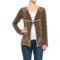 Roper Native Rituals French Terry Cardigan Jacket - Open Front (For Women)