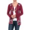 Roper Embroidered Cardigan Shirt - Long Sleeve (For Women)