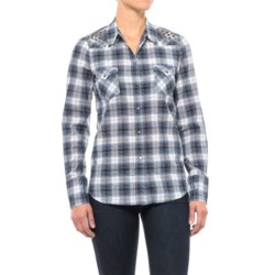 Roper Plaid Western Shirt - Snap Front, Long Sleeve (For Women)