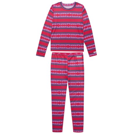 Terramar Power Play 2.0 Thermal Base Layer Set - UPF 25+, 2-Piece, Long Sleeve (For Kids)