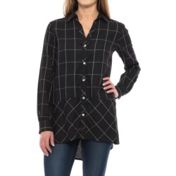 Foxcroft Daniela Windowpane Tunic Shirt - Long Sleeve (For Women)