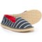 Joules French Stripe Canvas Shoes - Slip-Ons (For Girls)