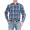 Stetson Western Plaid Shirt - Long Sleeve (For Men)