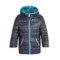 Free Country Color-Blocked Printed Puffer Reversible Jacket - Insulated (Little Girls)