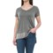 Cynthia Rowley V-Neck Layered Look Shirt - Short Sleeve (For Women)