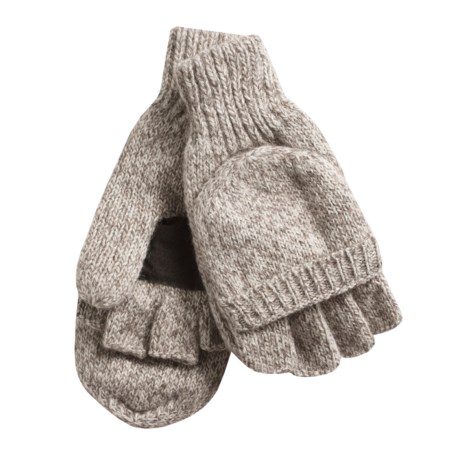 Jacob Ash Weather Beaters Ragg Wool Gloves - Convertible Pop Top (For Women)