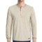 Jeremiah Mercer Henley Shirt - Two-Tone Cotton Jersey Slub, Long Sleeve (For Men)