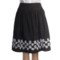 Stetson Lace-Embroidered Skirt - Wool Tweed (For Women)