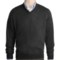 Kinross Cashmere Kinross Plaited Jersey Sweater - Cashmere, V-Neck (For Men)