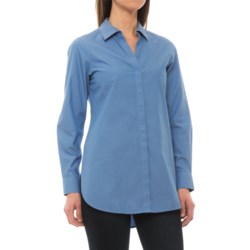 Foxcroft Vera Non-Iron Tunic Shirt - Long Sleeve (For Women)