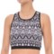 MSP by Miraclesuit Reversible Crop Sports Bra - Padded Cups, Racerback (For Women)