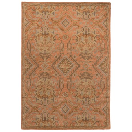 Safavieh Wyndham Collection Terracotta Area Rug - 5x8’, Hand-Tufted Wool