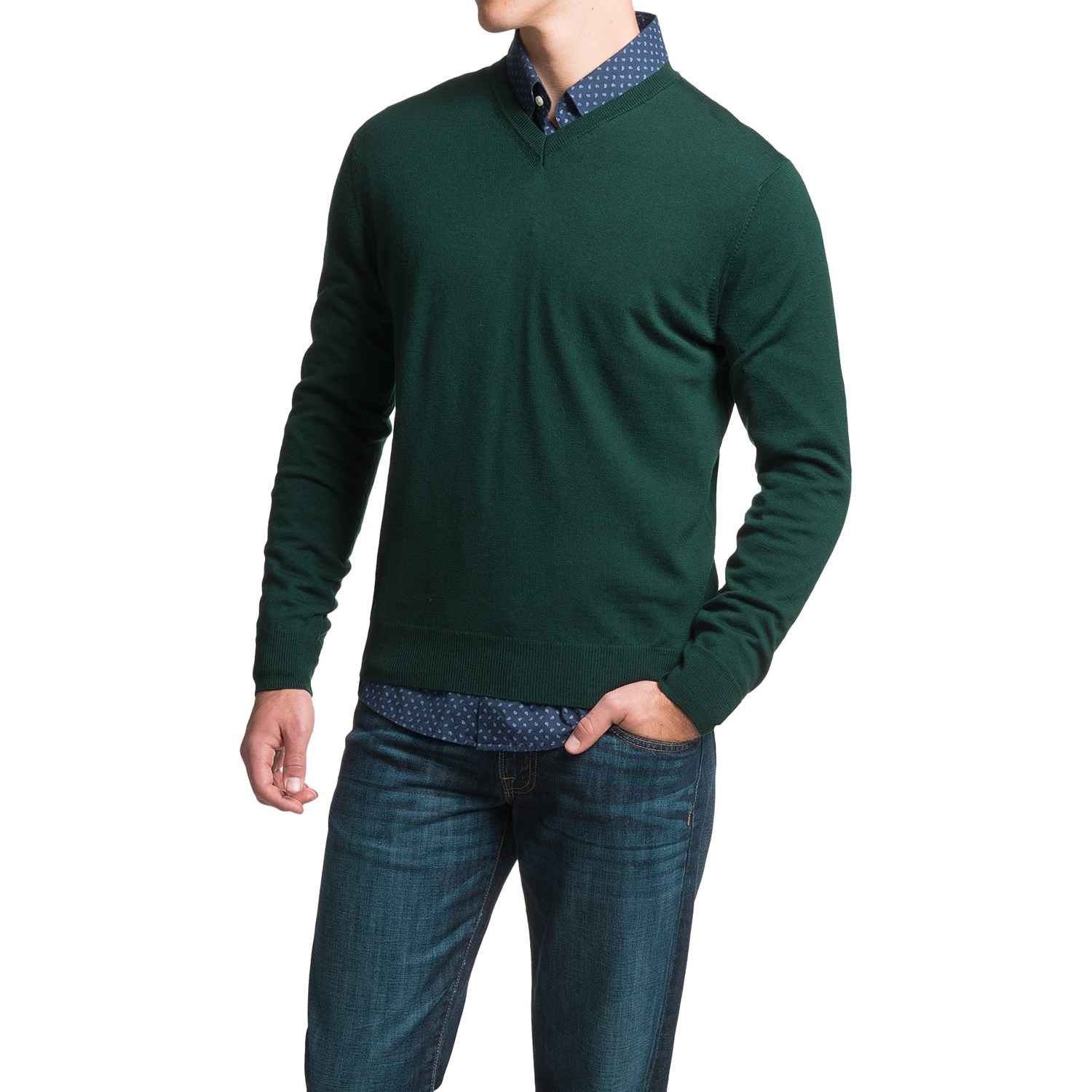 Toscano V-Neck Sweater (For Men) 36984 - Save 50%