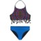 Jantzen Tassel Top Bikini Set - UPF 50+, Reversible Bottoms (For Little Girls)