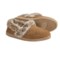Clarks Quilted Suede Slippers (For Women)