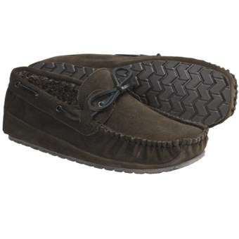 Great House Shoes! - Florsheim Suede Moccasin Slippers (For Men ...
