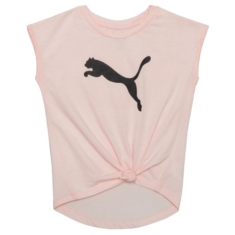 Puma Side Knot T-Shirt - Short Sleeve (For Little Girls)