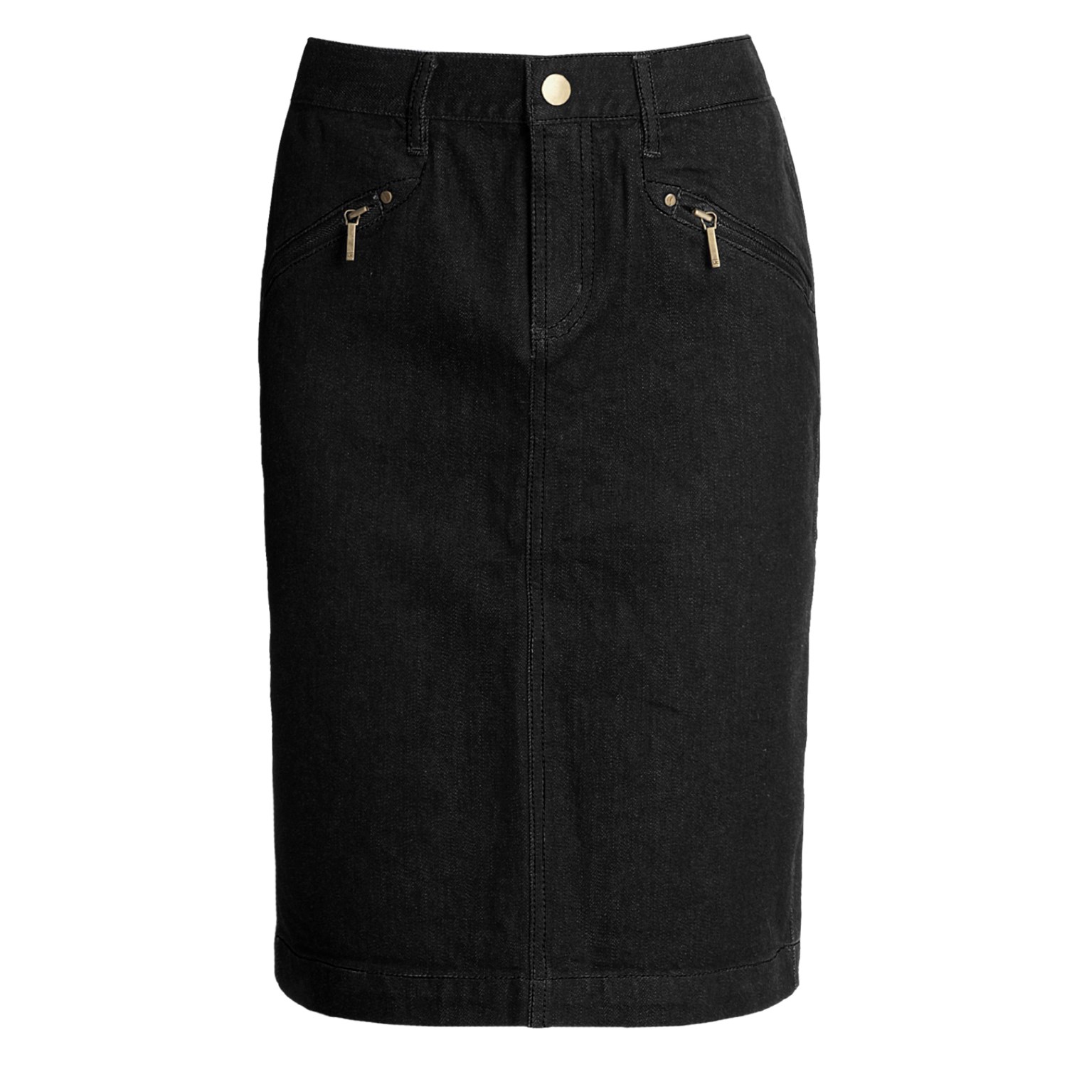 Below-the-Knee Straight Denim Skirt (For Women) 3759G - Save 63%