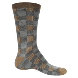 Woolrich Buffalo Check Socks - Merino Wool, Crew (For Men and Women)