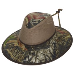 Dorfman Pacific Camo Mesh Crown Safari Hat - UPF 50+ (For Men)