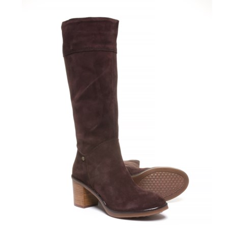 Hush Puppies Saun Olivya Tall Boots - Suede (For Women)