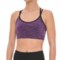 Reebok Seamless Strappy Sports Bra - Removable Padded Cups, Medium Impact (For Women)