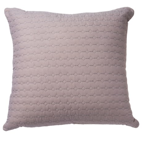 Rizzy Home Quilted Throw Pillow - 22x22”