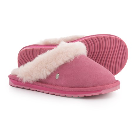 EMU Australia Jolie Slippers - Suede-Merino Wool (For Little Girls)