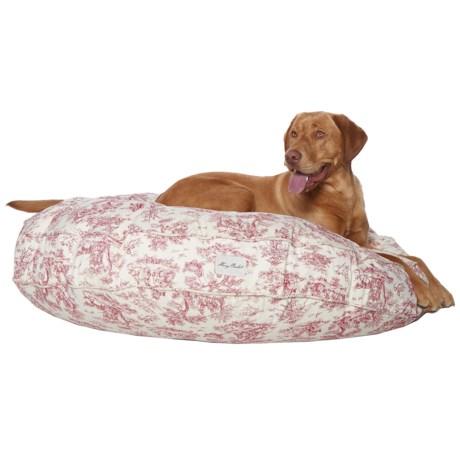 Harry Barker Toile Round Dog Bed - 45”