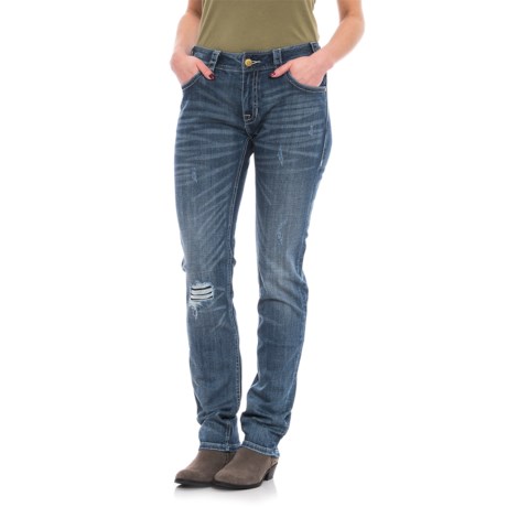 Rock & Roll Cowgirl Boyfriend Skinny Jeans (For Women)