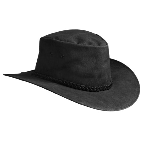 Sydney Oilskin Clothing Colonial Leather Hat (For Men and Women) 3874W ...