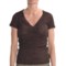 Renuar Lace Shirt - V-Neck, Short Sleeve (For Women)
