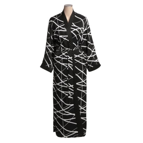 Diamond Tea Robe - Printed Wrap (For Women)