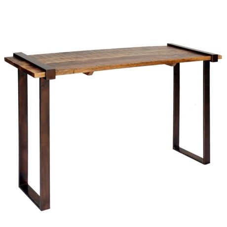 Stylecraft Strap Iron Mango Wood Console Table
