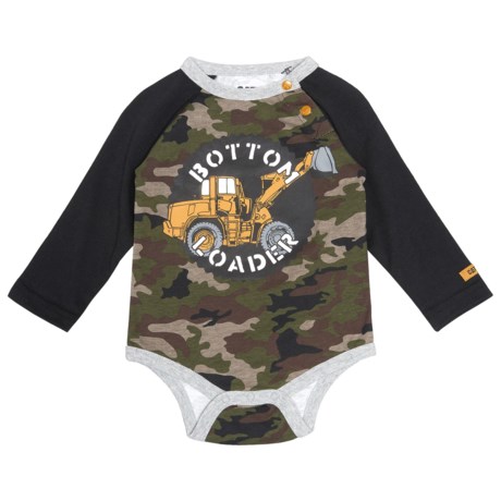 Caterpillar Bottom Loader Baby Bodysuit - Long Sleeve (For Infants)