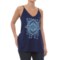 Cowgirl Up Spaghetti Strap Tank Top - V-Neck (For Women)