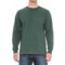Specially made Cotton Crew Neck T-Shirt - Long Sleeve (For Men)