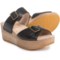 Dansko Selma Two-Buckle Wedge Sandals - Leather (For Women)