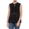 dylan Coquette Embroidered Challis Shirt - Sleeveless (For Women)