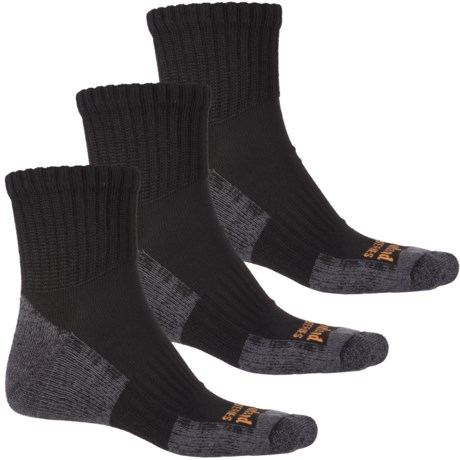 Timberland PRO® CoolTouch Low Socks - 3-Pack, Quarter Crew (For Men)