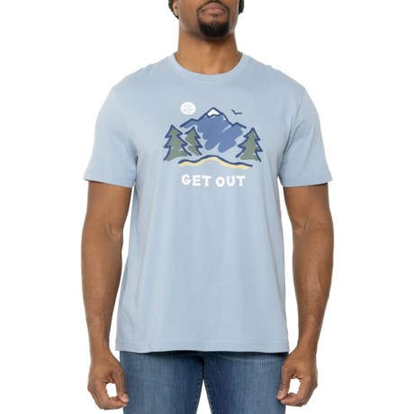 Life is Good® Get Out Mountain Classic T-Shirt - Short Sleeve